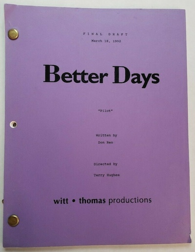 Better Days script.