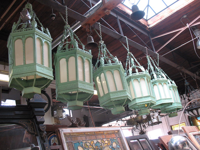 Big metal lanterns