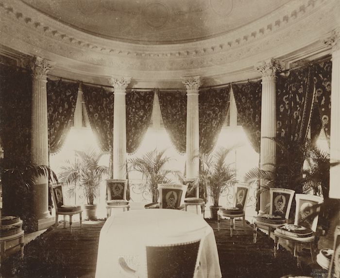 Versailles dining room, 1895.