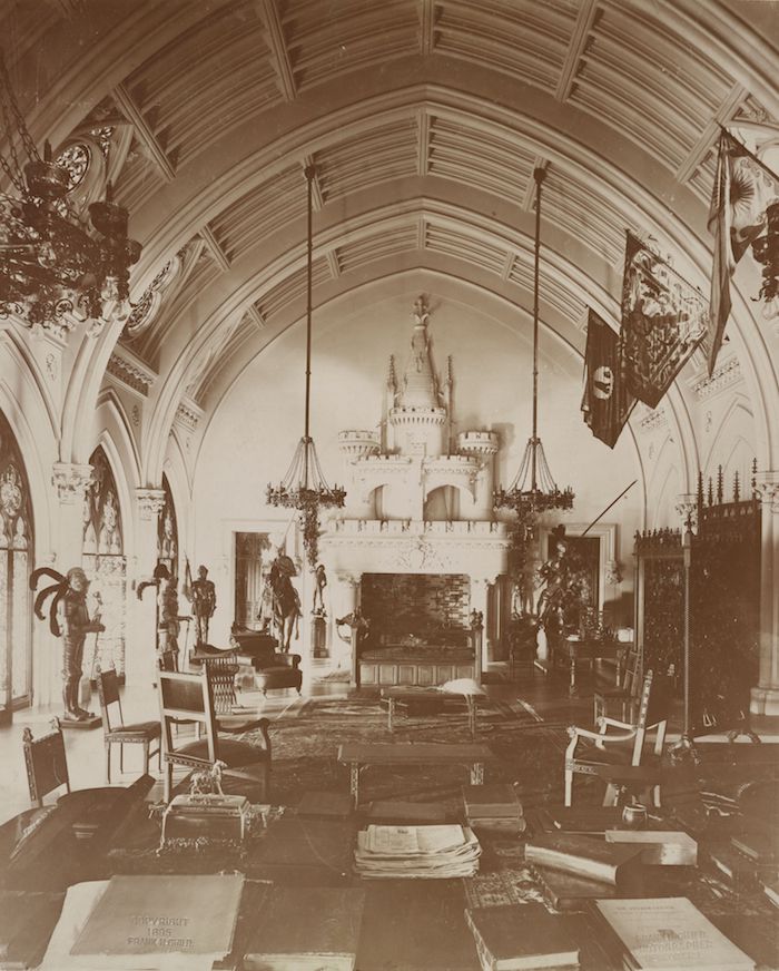 French gothic ballroom, 1895.