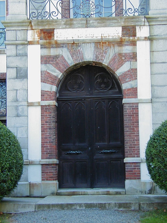Ledge Road entry doors, 2003.