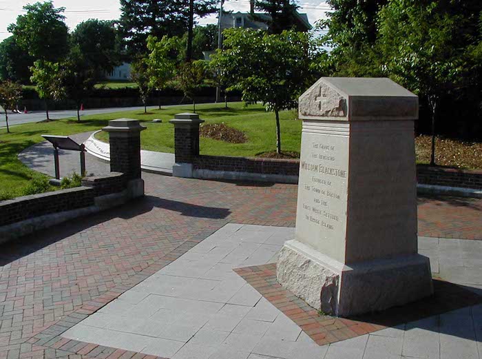 William Blackstone Memorial Park, 2003.