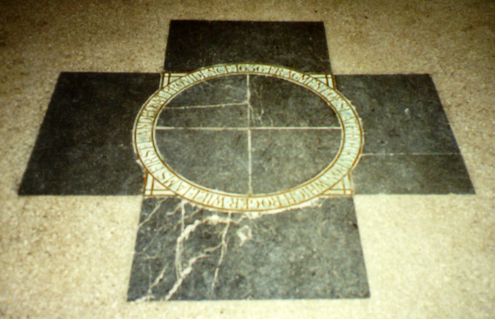 Pieces of Slate Rock at Central Baptist Church, 2001