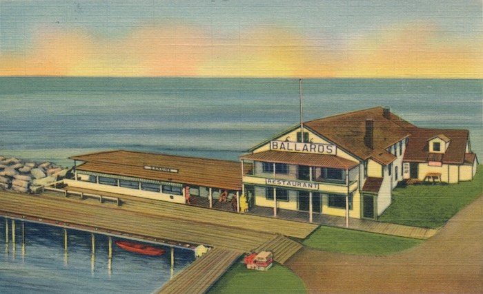 Ballard's postcard view, circa 1942