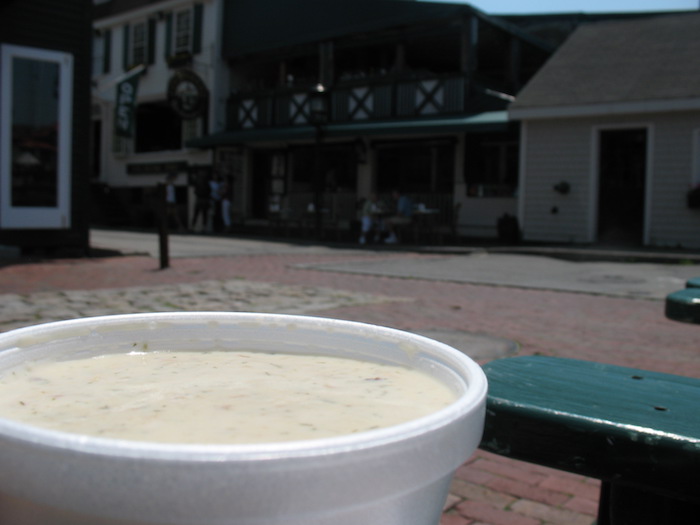 Chowder, Bannister's Wharf in background, 2008.