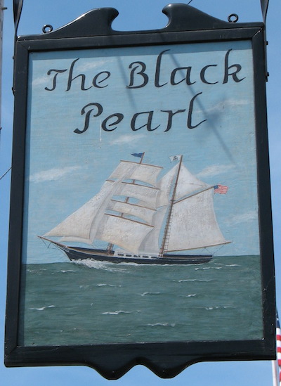 Black Pearl sign, 2013.