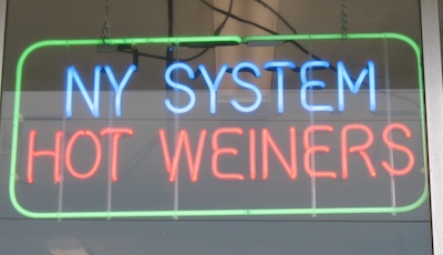 Neon sign: New York System