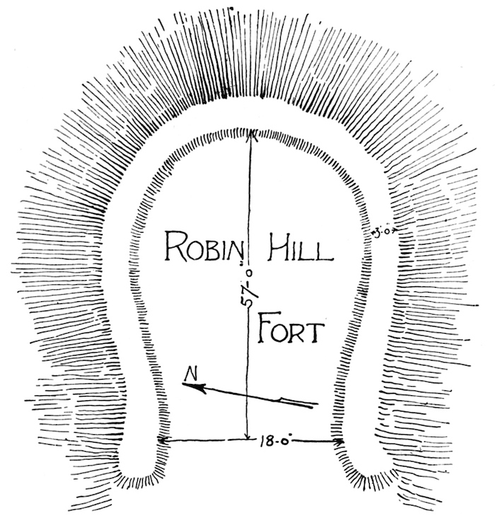 Diagram of Fort Robin.