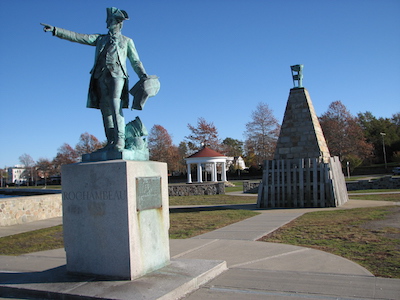 Rochambeau Memorial, Newport, 2014.