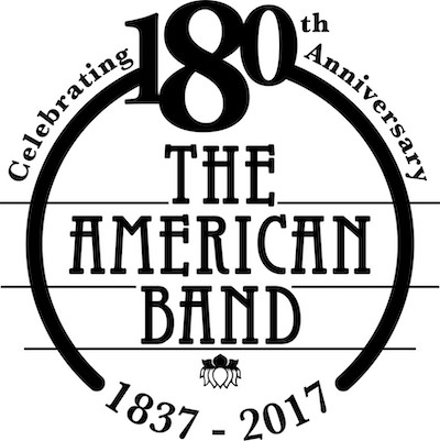 American Band 180th anniversary logo, 2017.