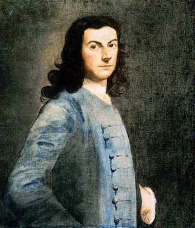 Robert Feke self-portrait, 1741-'45.