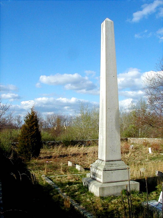 Isaac Peace Rodman gravestone, 2005.