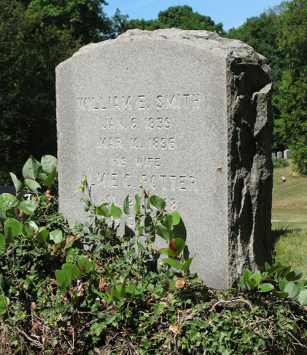 William Smith's gravestone, 2007.