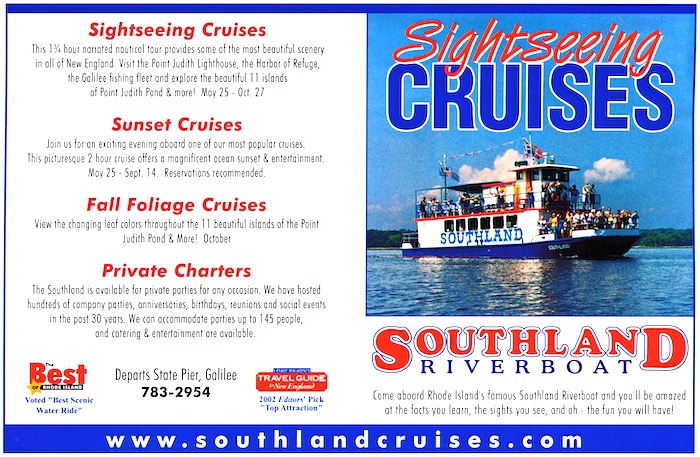 Southland Riverboat ad, 2002.