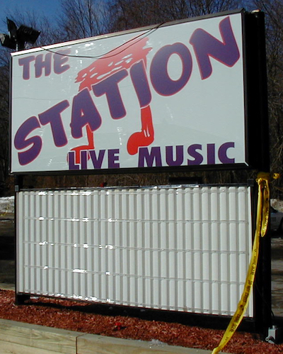 Station Nightclub sign, 2003