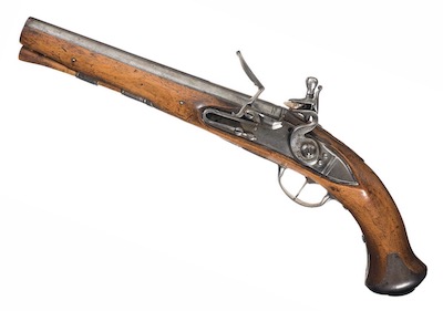 1776 flintlock pistol